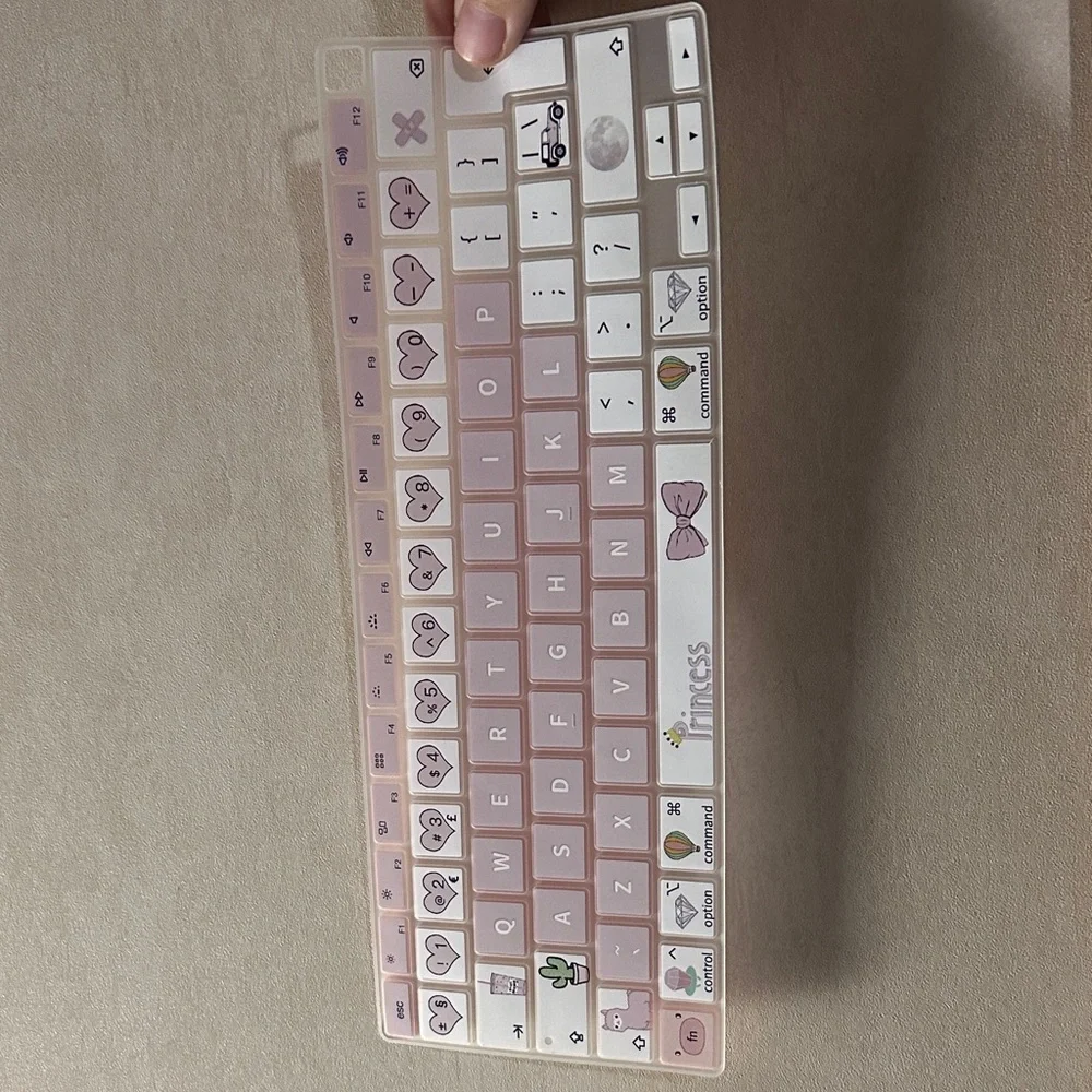 NWT Charming Pink and White Keyboard Protector for MacBook Air 13 2020